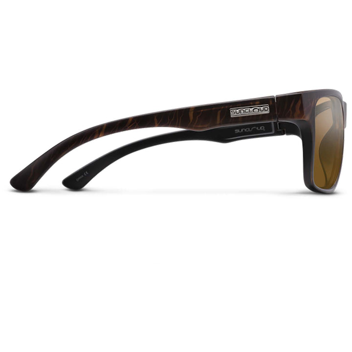 Suncloud Rambler Sunglasses Blackened Tortoise/Polarized Brown