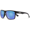 Matte Black/Polarized Blue Mirror