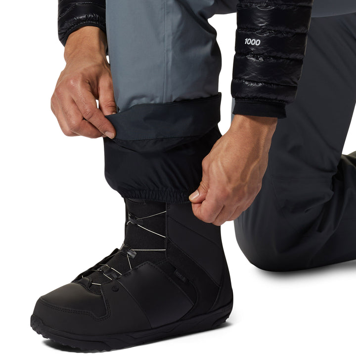 Mountain Hardwear Firefall Insulated Tall Bibs - Men's Foil Grey