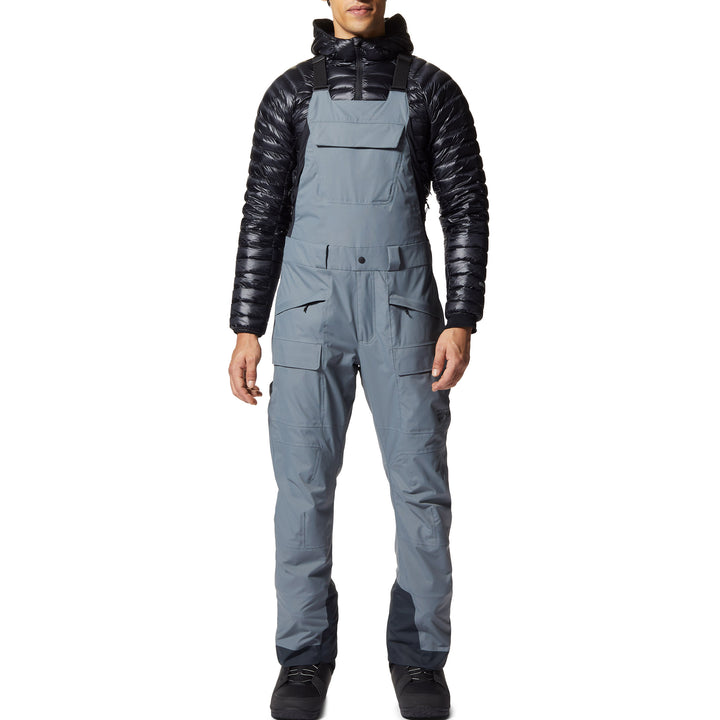 Mountain Hardwear Firefall Insulated Tall Bibs - Men's Foil Grey