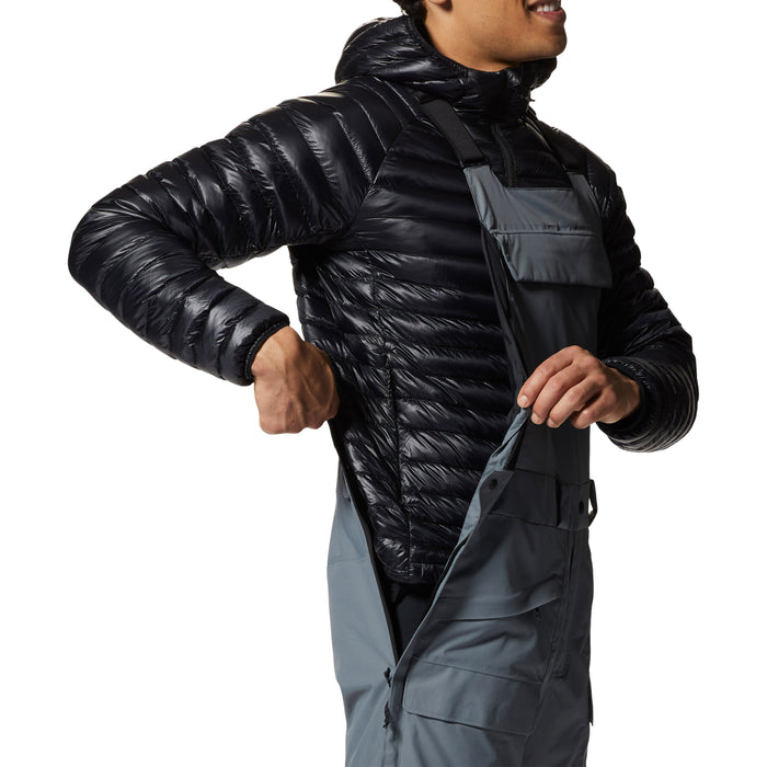 Mountain Hardwear Firefall Insulated Tall Bibs - Men's Foil Grey