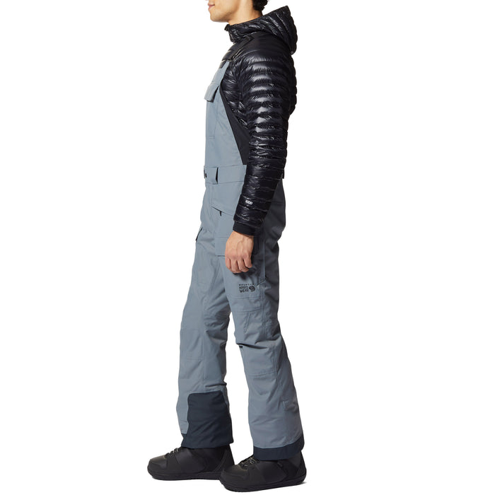 Mountain Hardwear Firefall Insulated Tall Bibs - Men's Foil Grey