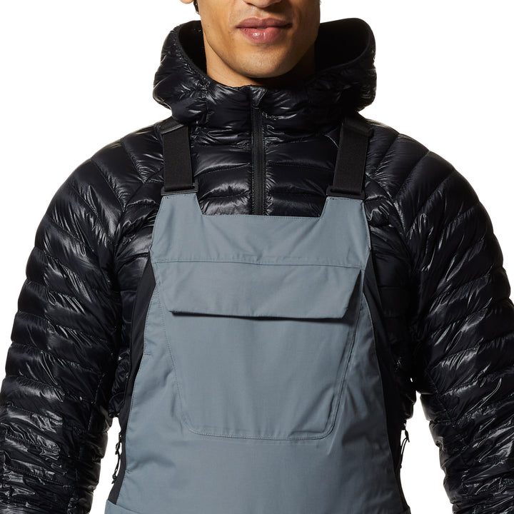 Mountain Hardwear Firefall Insulated Tall Bibs - Men's Foil Grey