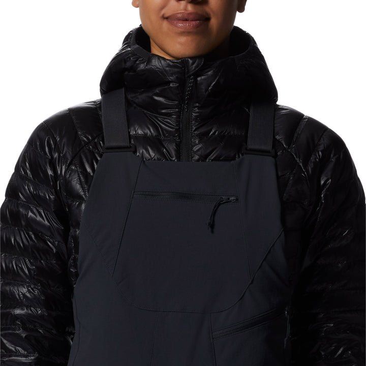 Mountain Hardwear Boundary Ridge GORE-TEX Tall Bibs - Women's Mint Palms Brushstroke Print