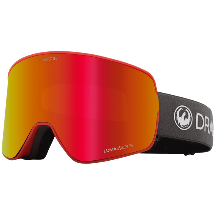 Dragon NFX2 Spyder Low Bridge Fit Goggles Volcano/LumaLens Red Ion+LumaLens Light Rose