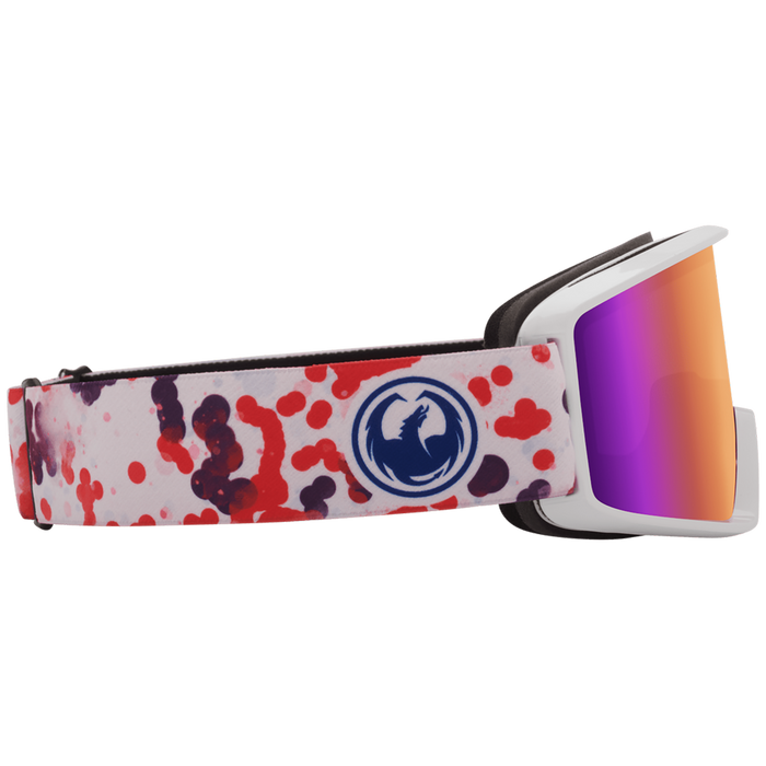 Dragon DXT OTG Low Bridge Fit Goggles Koi Lite/LumaLens Purple Ion