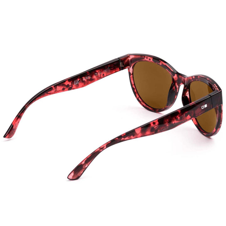 OTIS Aerial Sunglasses Pink Lava/L.I.T. Polar Brown