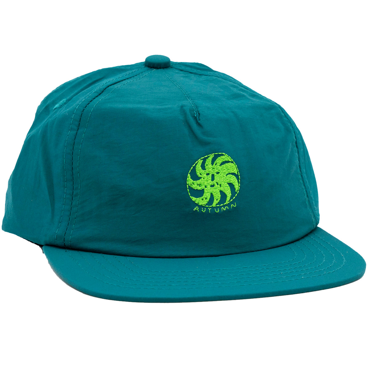 Autumn Nylon Strapback Hat Teal