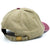 Autumn Pre Washed Canvas Two Tone Strapback Hat Khaki