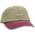 Autumn Pre Washed Canvas Two Tone Strapback Hat Khaki