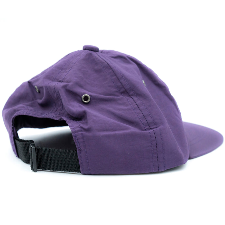 Autumn Nylon 6 Panel Strapback Hat Purple