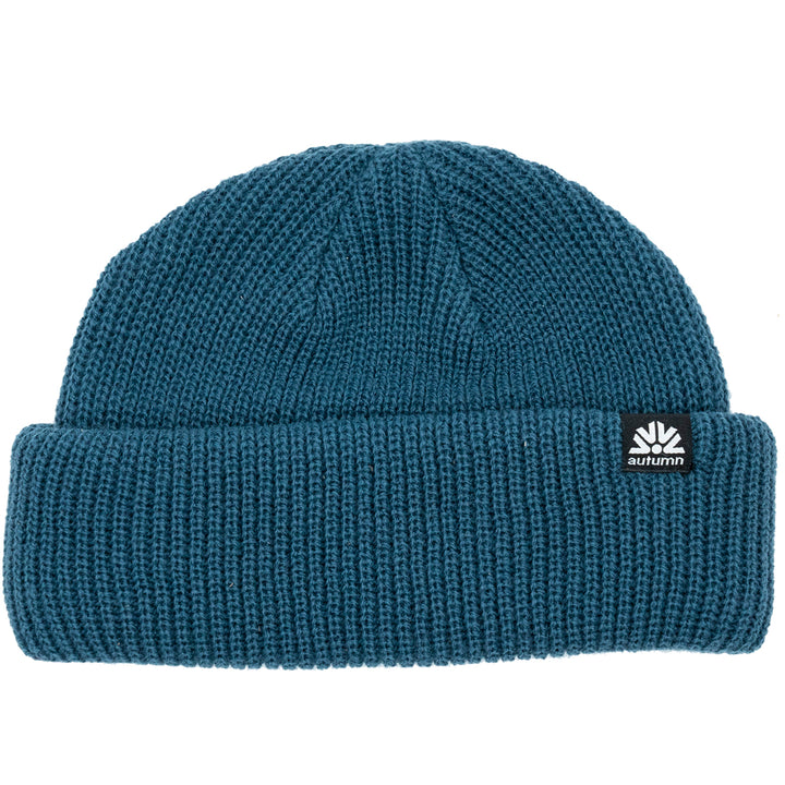 Autumn Shorty Double Roll Beanie Slate