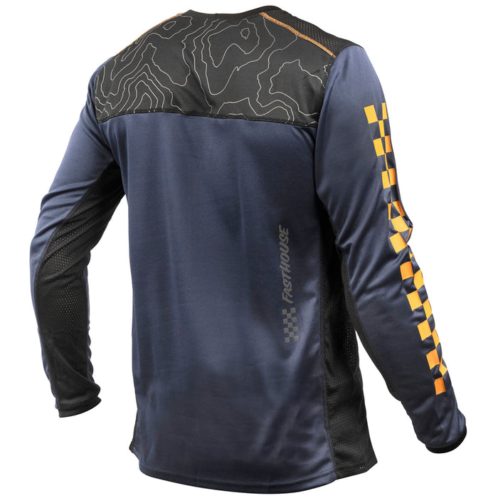 Fasthouse Swift Classic Long-Sleeve Jersey Midnight Navy