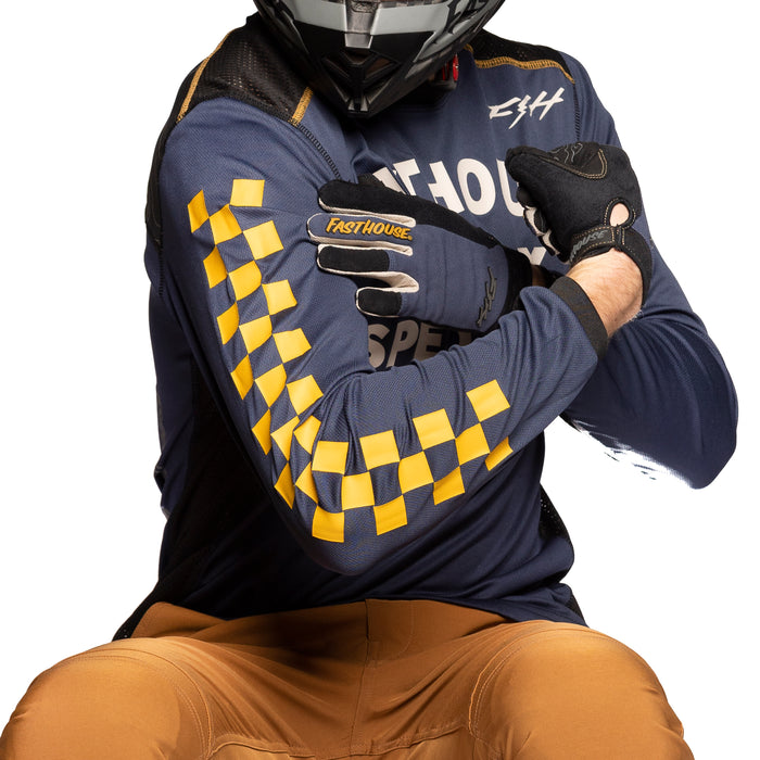Fasthouse Swift Classic Long-Sleeve Jersey Midnight Navy