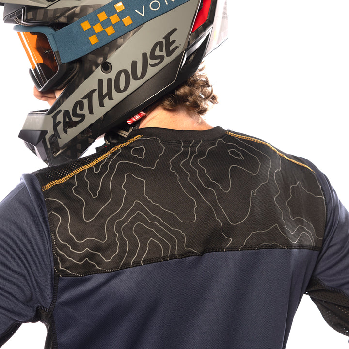 Fasthouse Swift Classic Long-Sleeve Jersey Midnight Navy