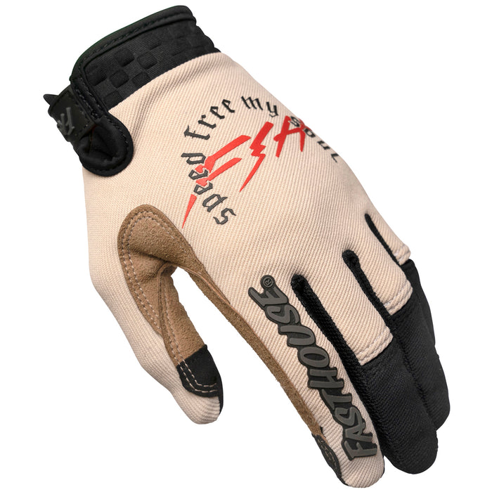 Fasthouse Menace Speed Style Bike Gloves Cream