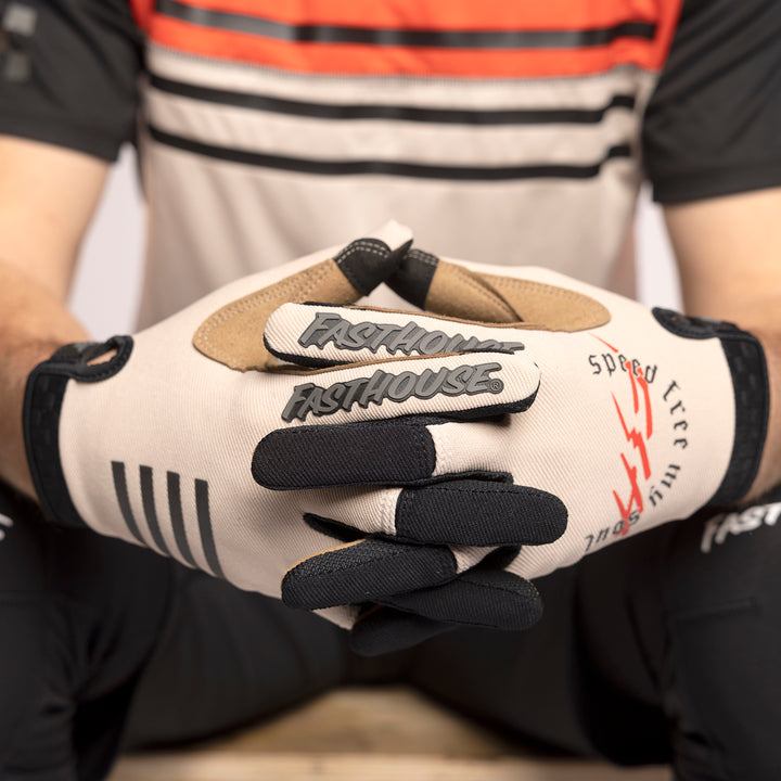 Fasthouse Menace Speed Style Bike Gloves Cream