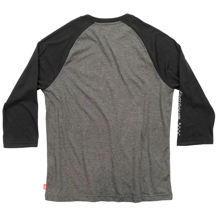 Fasthouse Swift Raglan Tech Tee Black/Heather Gray