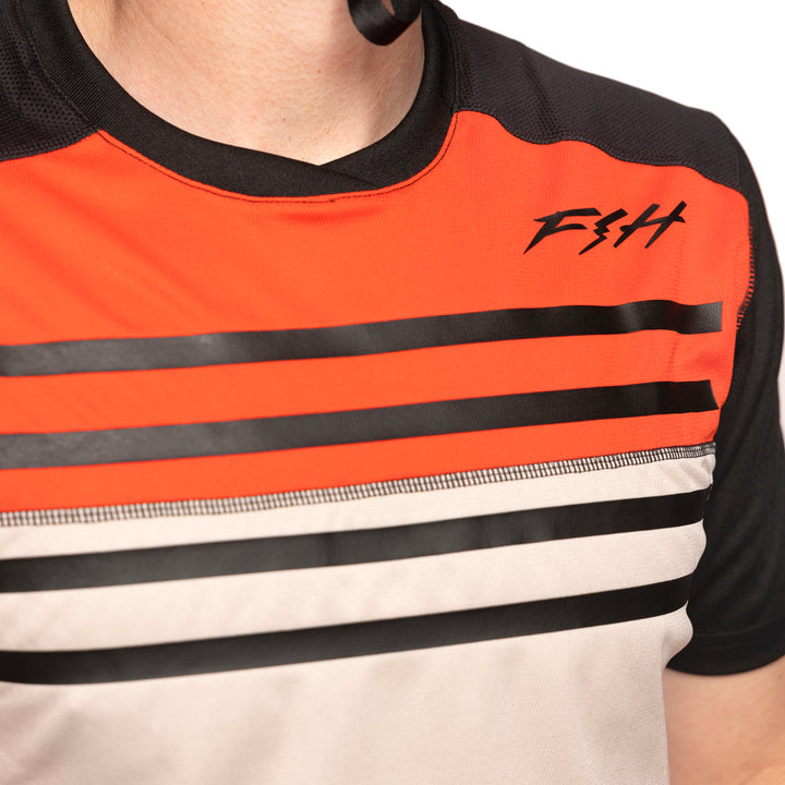 Fasthouse Sidewinder Alloy Short-Sleeve Jersey Red/Cream