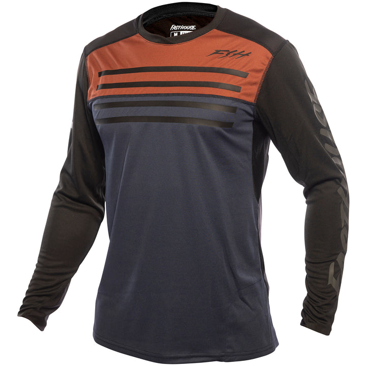 Fasthouse Sidewinder Alloy Long-Sleeve Jersey Rust/Midnight Navy