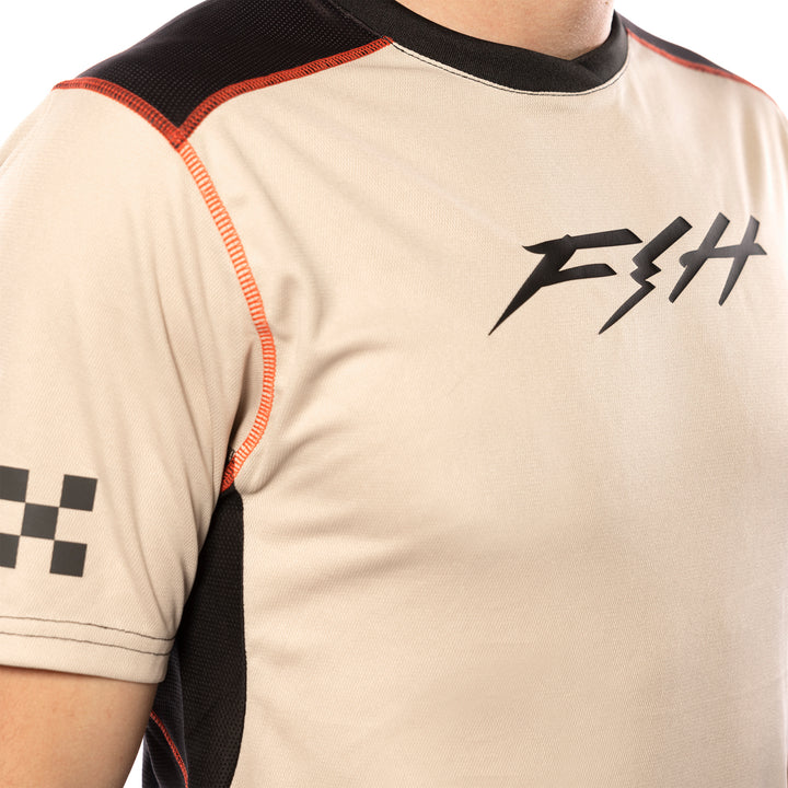 Fasthouse Ronin Alloy Short-Sleeve Jersey - Kids' Cream