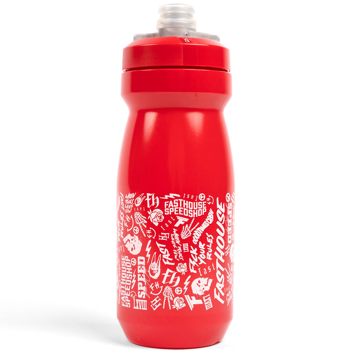 Fasthouse Burn Free Water Bottle Red