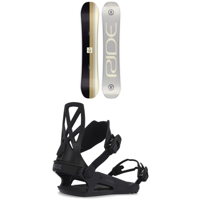 Ride Agenda Snowboard + C-4 Snowboard Bindings 2023