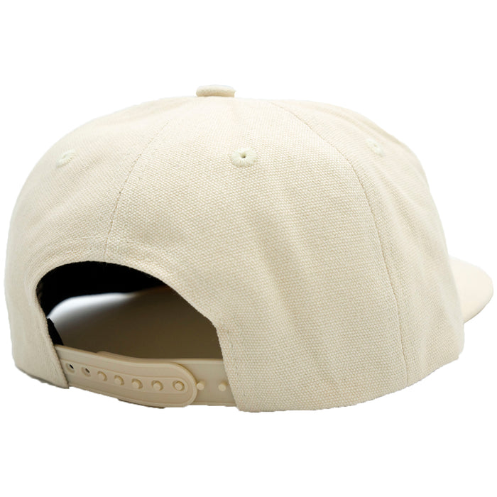 Autumn Canvas Snapback Hat Natural