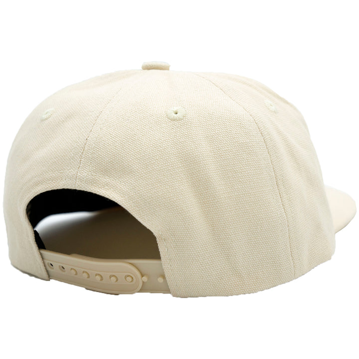Autumn Canvas Snapback Hat Natural