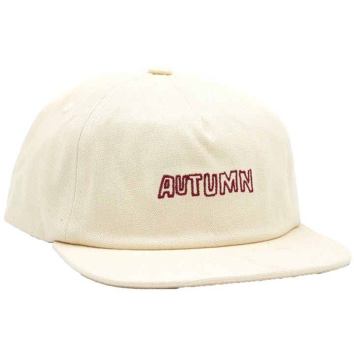 Autumn Canvas Snapback Hat Natural