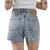 Thrills Erica Mid Rise Shorts - Women's Garage Blue