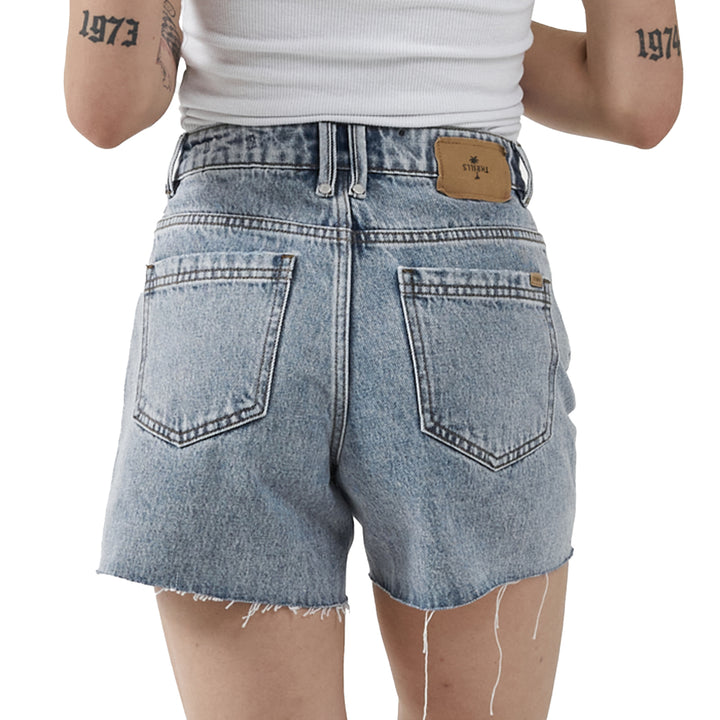 Thrills Erica Mid Rise Shorts - Women's Garage Blue
