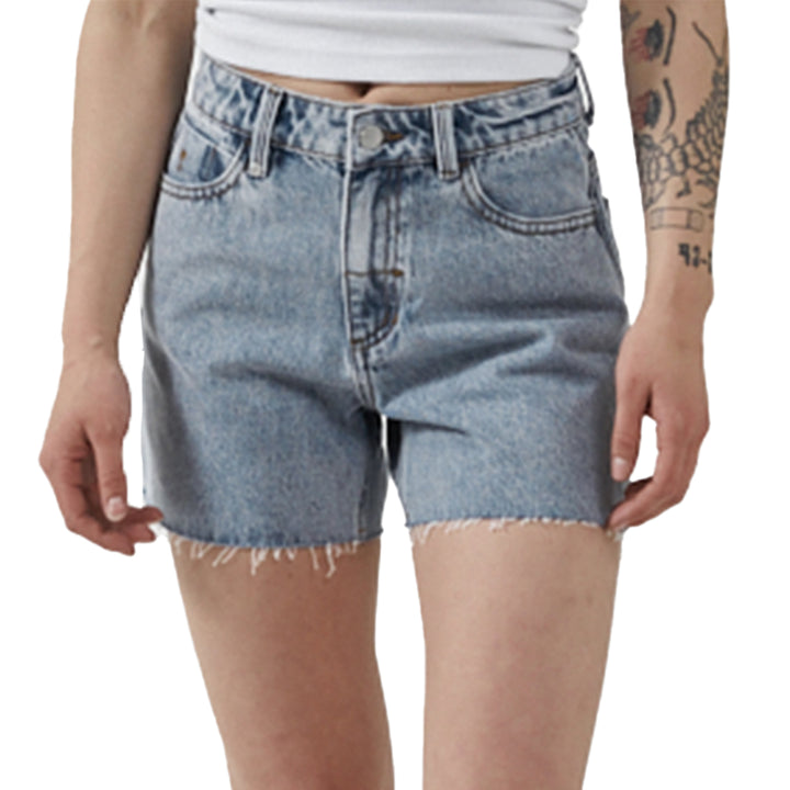Thrills Erica Mid Rise Shorts - Women's Garage Blue