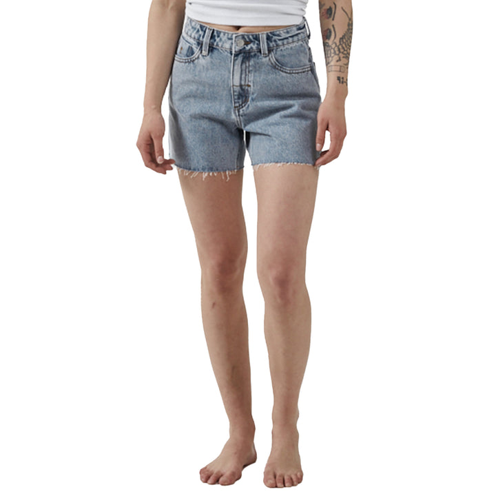 Thrills Erica Mid Rise Shorts - Women's Garage Blue