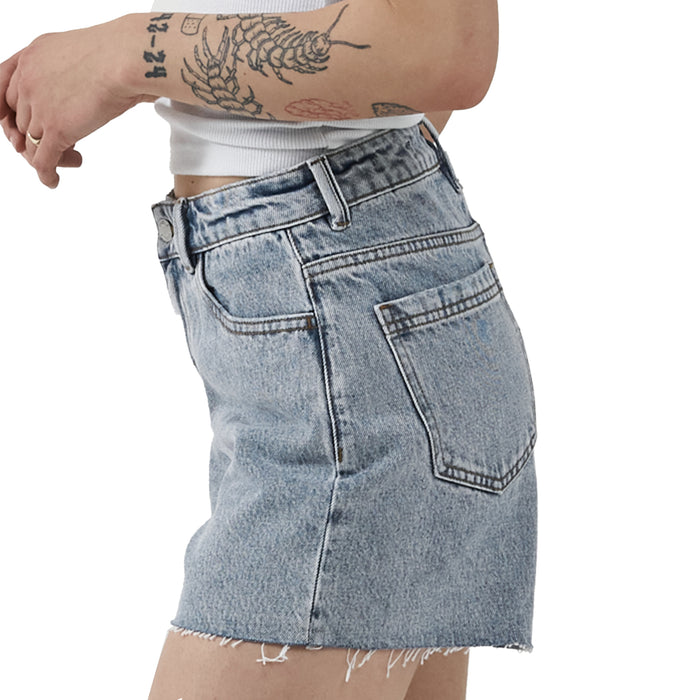 Thrills Erica Mid Rise Shorts - Women's Garage Blue
