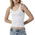 Thrills Elle Plunge Tank - Women's White
