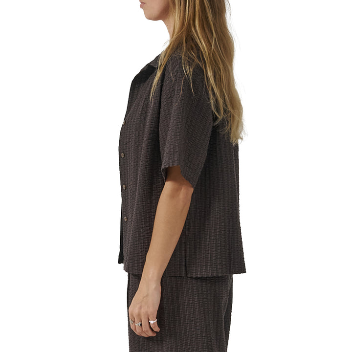 Thrills Paradise Code Bowling Shirt - Women's Java
