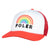 Poler Rainbow Trucker Hat Red