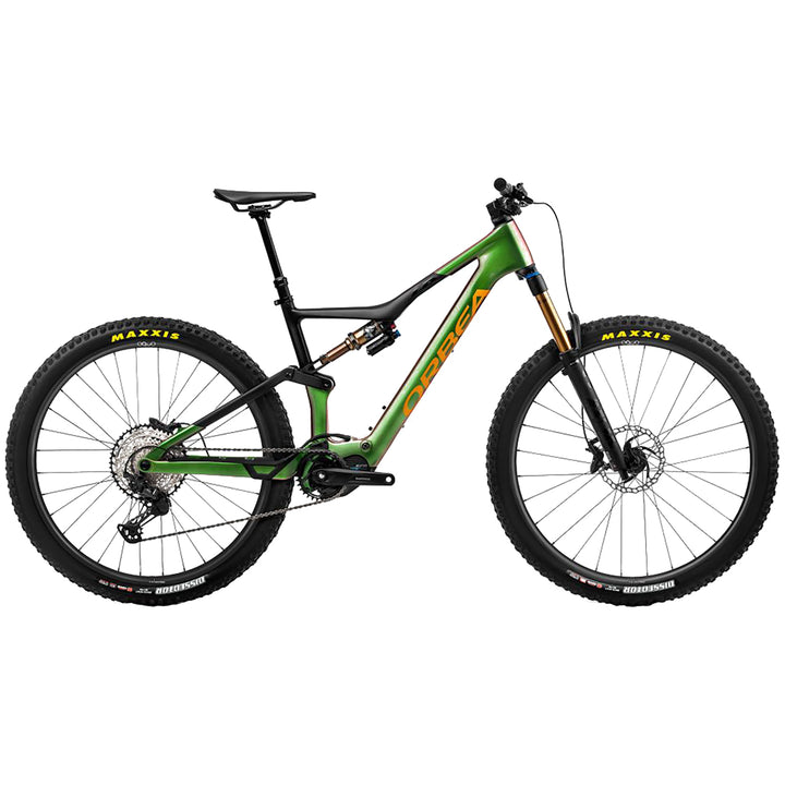Orbea Rise M10 E-Mountain Bike 2023 Chameleon Goblin Green-Black