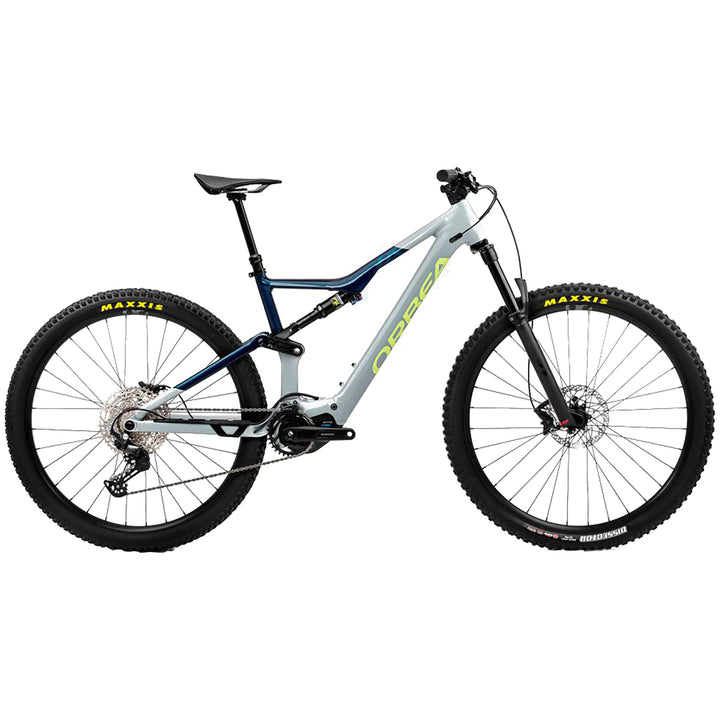 Orbea Rise H30 E-Mountain Bike 2023 Iceberg Grey-Moondust Blue