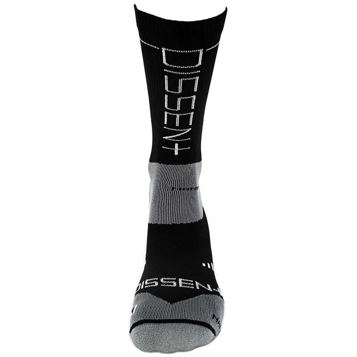 Dissent Supercrew Compression Nano 8" Bike Socks Black