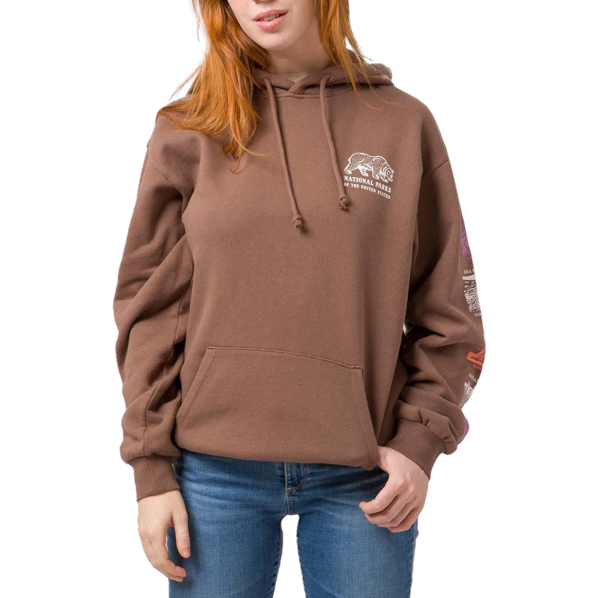 Parks Project National Parks Pictograms Fill In Hoodie - Unisex Brown