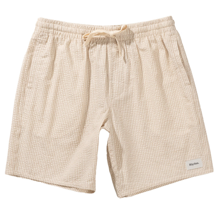 Rhythm Seersucker Stripe Jam Shorts - Men's Natural