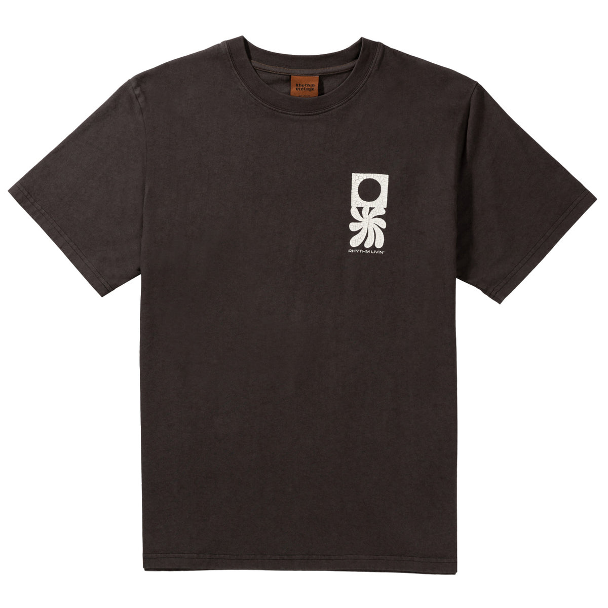 Rhythm Flora Vintage Short-Sleeve T-Shirt - Men's Vintage Black