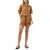 Rhythm Sunrise Short-Sleeve Shirt - Women's Tan