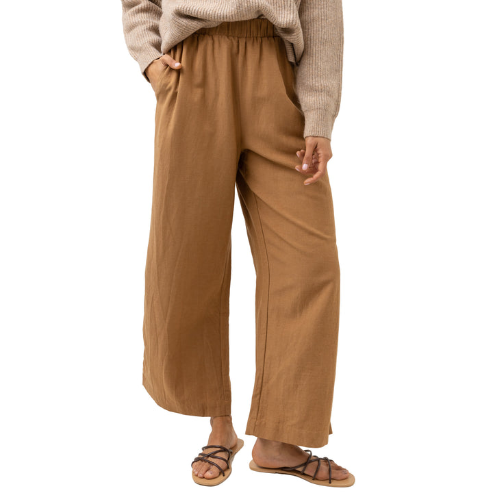 Rhythm Sunrise Wide Leg Pants - Women's Tan