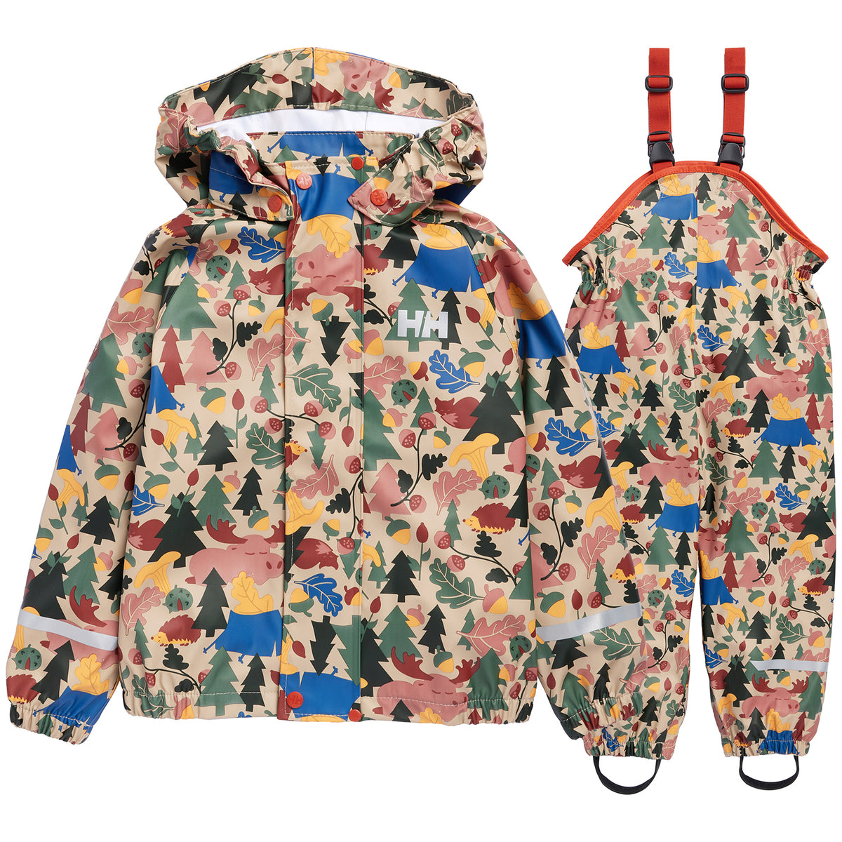 Helly Hansen Bergen 2.0 PU Rainset - Toddlers' Terracotta AOP