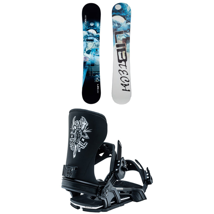 Lib Tech Skate Banana BTX Snowboard + Bent Metal Transfer Snowboard Bindings 2023