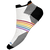 Smartwool Run Zero Cushion Pride Rainbow Low Ankle Socks - Unisex White