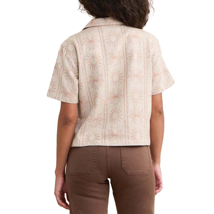 Roark Idle Short-Sleeve Jacquard Shirt - Women's Bone